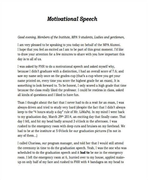 Inspirational Speech Writing Motivational Speeches Speech