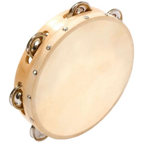 Tambourines are often used with regular percussion sets. Percussion Plus 8'' Wooden Tambourine by Percussion Plus ...
