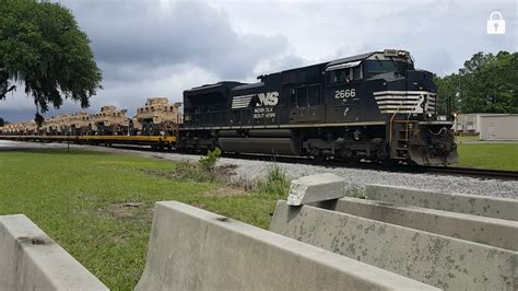 Ns 2666 Military Train Naval Weapons Station Charleston Sc Youtube