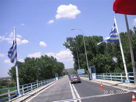 Greece Turkey Border Crossing Over River Evros Photo From Kipi In