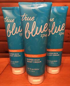 Lot Of Bath Body Works True Blue Spa Shea Butter Super Rich Body Cream Oz Ebay