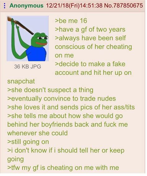 Anon Gets Cheated On R Greentext Greentext Stories Know Your Meme