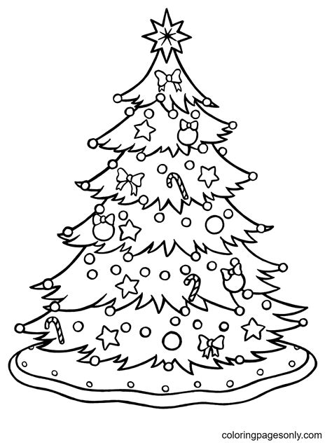 Christmas Coloring Tree