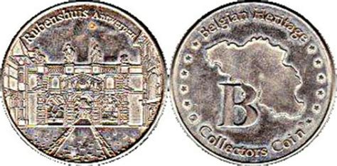 Belgian Heritage Collectors Coin Antwerpen Rubenshuis Belgium