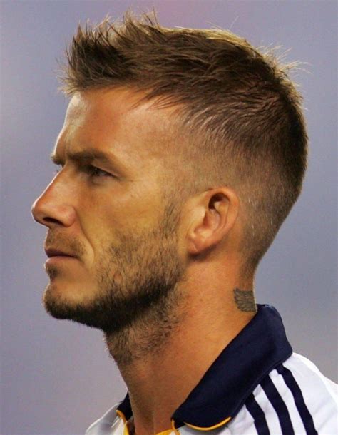 Slicked Back Undercut David Beckham