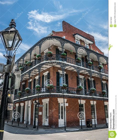 New Orleans French Quarter Architecture Stock Photo Image Of Orleans