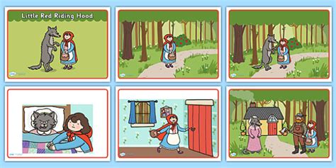 Little red riding hood's full story is pretty dark. Little Red Riding Hood Story Sequencing (teacher made)