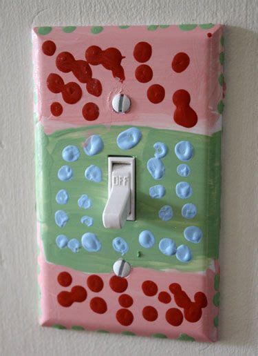 Painted Light Switch Covers Love It What An Awesome Way To Liven Up A