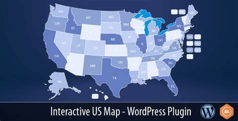 Interactive Us Map V211 Wordpress Plugin Blogger Template With