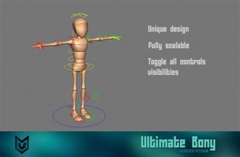 Free Maya Rigsultimate Bony3dart Character Rigging Learn Animation