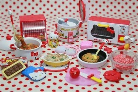 Re Ment Sanrio Dollhouse Hello Kitty Miniature Cooking