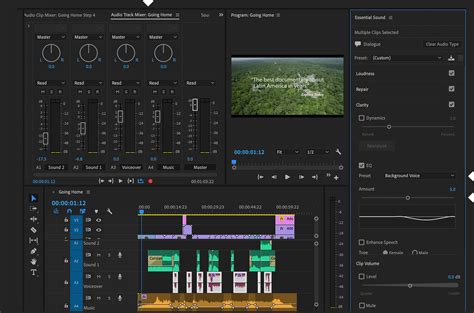 How To Create An Audio Mix Adobe Premiere Pro Tutorials