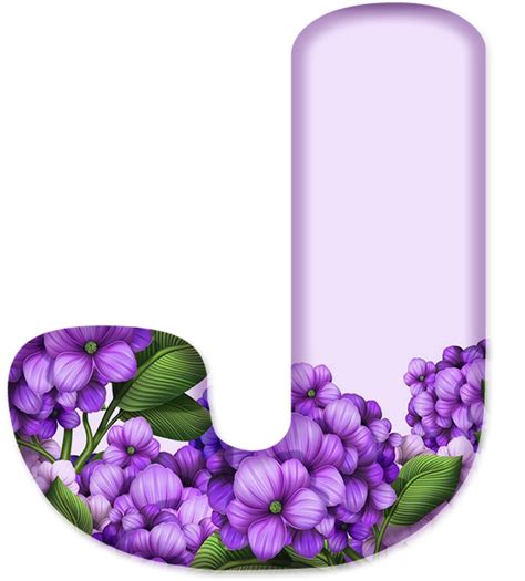 Blindada Por Deus Alfabeto Decorativo Textura Lilás Com Flores Roxas
