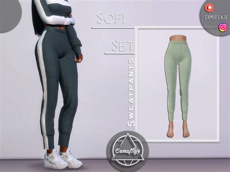 Sofi Set Sweatpants By Camuflaje At Tsr Sims 4 Updates