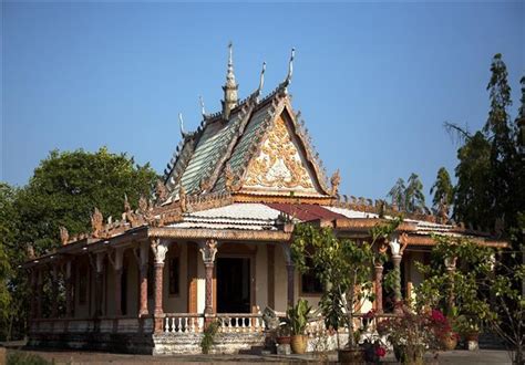 Khmer Pagoda On Vietnam Cambodia Border Area Culture Sports
