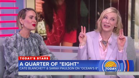 This Cate Blanchett And Sarah Paulson Interview Goes Spectacularly Off