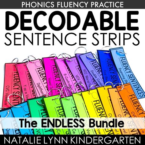 Phonics Decodable Sentences Endless Bundle