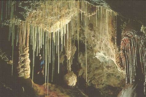 Soda Straw Room Lechuguilla Cave Nm Carlsbad Caverns Stalactite