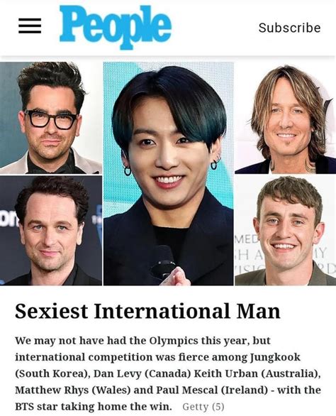 Btss Jungkook Adds Another Worlds Sexiest Man Title To His Already