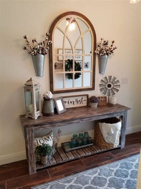 The rustic decorating ideas ahead show you just how elegant this unfettered look can be. 39+ The True Meaning of Farmhouse Decor Flowers Living ...
