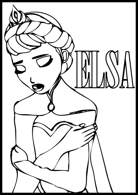 Free Printable Elsa Coloring Pages Get Your Hands On Amazing Free Printables