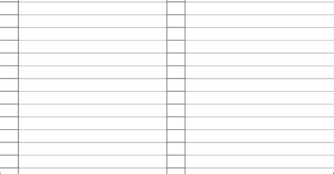 Hojas Excel Fácil Check List O Lista Comprobación En Blanco