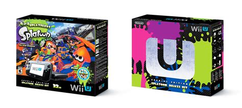 Wii U Special Edition Splatoon Deluxe Set Gamefrontde