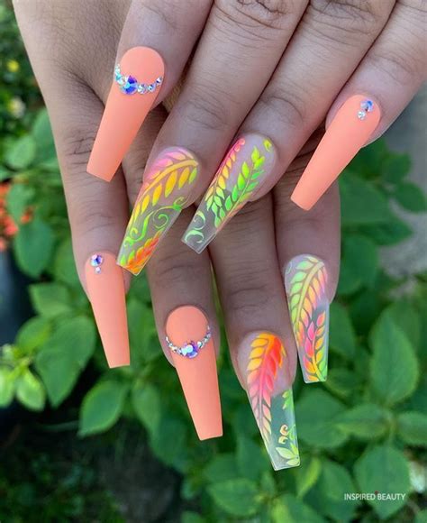 25 Bright Summer Nails Stylish And Fun 2022 Inspired Beauty Bright