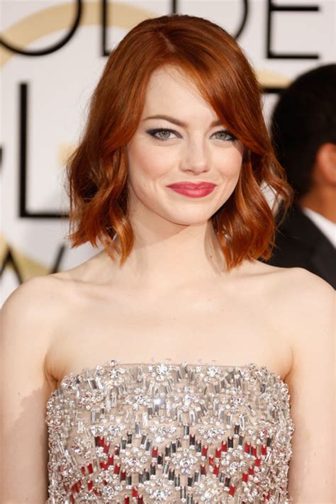 How To Get Emma Stones Golden Globes Hair Harpers Bazaar