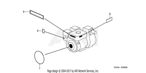 Honda Wp20x Acf6 A Water Pump Jpn Vin Wzbe 1400001 Parts Diagram For Labels 1