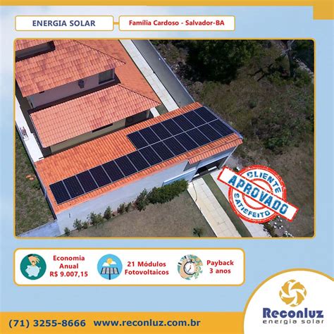 Nossos Clientes Energia Solar Reconluz Energia Solar Salvador Bahia