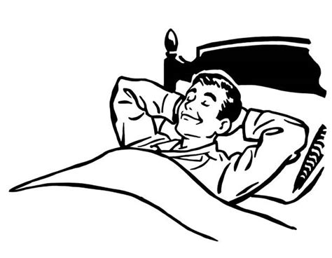 man sleeping in bed illustrations royalty free vector graphics and clip art istock