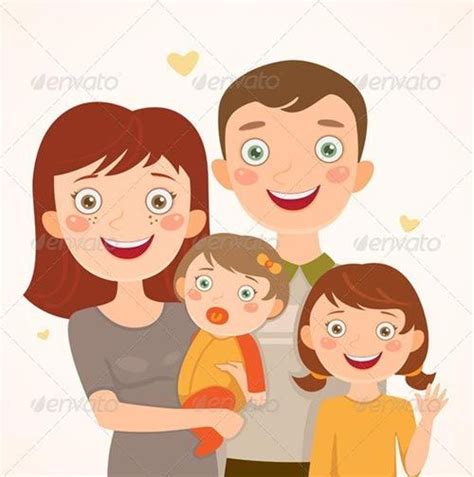 Dibujos de la familia para colorear pintar imprimir. รูปครอบครัวการ์ตูน ภาพการ์ตูนครอบครัวพ่อแม่ลูก สวย น่ารัก ...