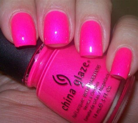 China Glaze Pink Voltage Neon Pink Nail Polish Hot Pink Nail Polish