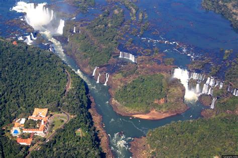 Aerial View Of Iguassu Falls In Brazil Geographic Media