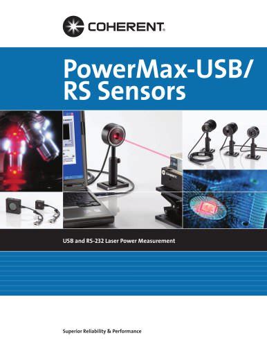 Powermax Usb Rs Sensors Coherent Pdf Catalogs Technical