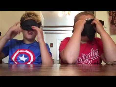Blindfold Food Tasting Challenge Youtube