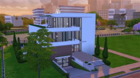 Modern City House By Rayanstar At Mod The Sims Sims 4 Updates