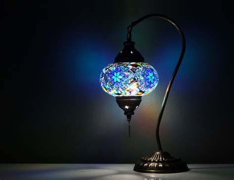 Turkish Table Lamp Mosaic Bedside Lamp Asylove