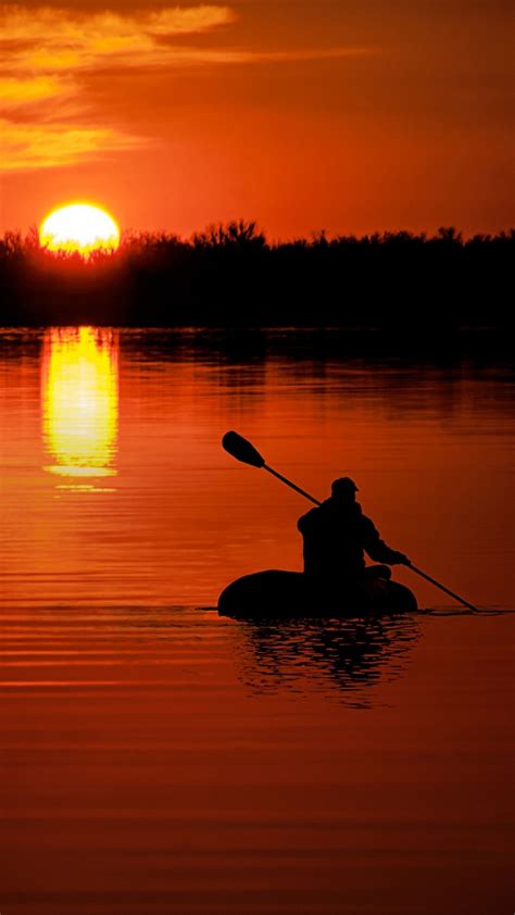 River Beautiful Evening Sunset Wallpapers 720x1280 165998