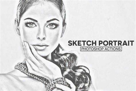 20 Incredible Photoshop Actions For Sketching Effects