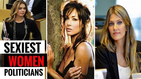 10 Most Sexiest And Hottest Women In Politics Youtube