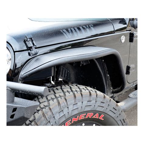 Aries 1500201 Front Fender Flares In Black Textured For 07 18 Jeep