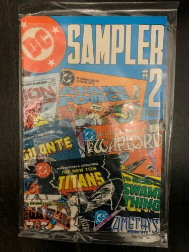 Dc Sampler 2 Dc Comics 1984 New Teen Titans Swamp Thing Atari
