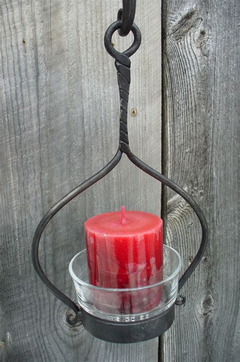 Forged Candle Holder With A Different Twist Hand Forged By Blacksmith