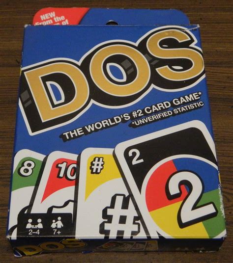 Brand New Mattel Uno Dos Card Game