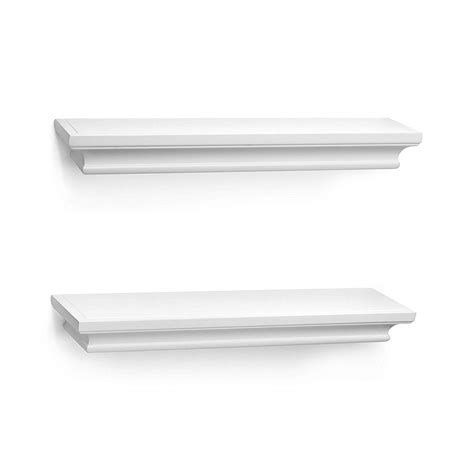 Buy Bomid White Floating Shelves Wall Shelvescrown Molding Wall Ed