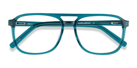 teal rectangle eyeglasses available in variety of colors to match any outfit these stylish full