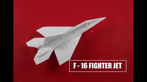 How To Make Paper Airplane Easy Paper Plane Origami Jet Fighter F