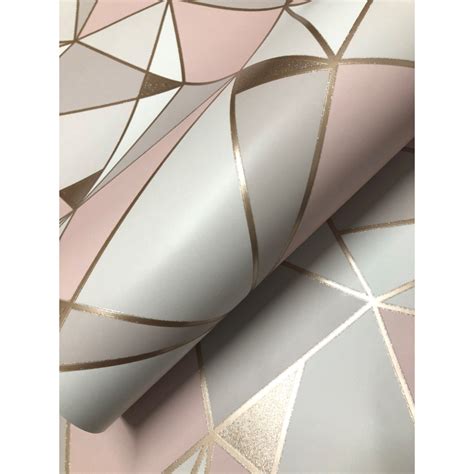 The most common grey and blush pink material is cotton. Trance Blush Geometric Wallpaper | Wallpaper in 2020 | Pink, grey wallpaper, Blush pink, grey ...